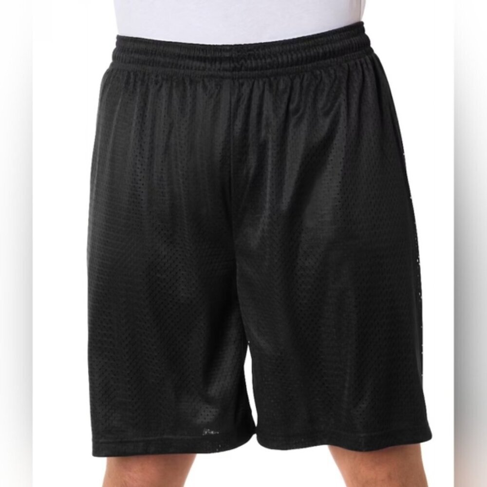Pro Super Heavy Mens Basketball Shorts Black Athletic Gym Activewear M